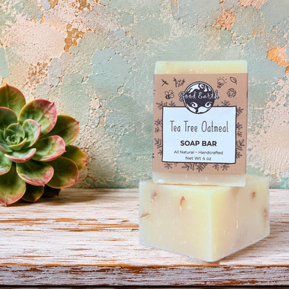 Bar Soap, Tea Tree Oatmeal, Good Earth Soap, MyEcoMark, view 2