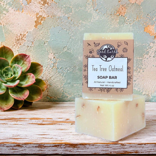 Bar Soap, Tea Tree Oatmeal, Good Earth Soap, MyEcoMark, view 2