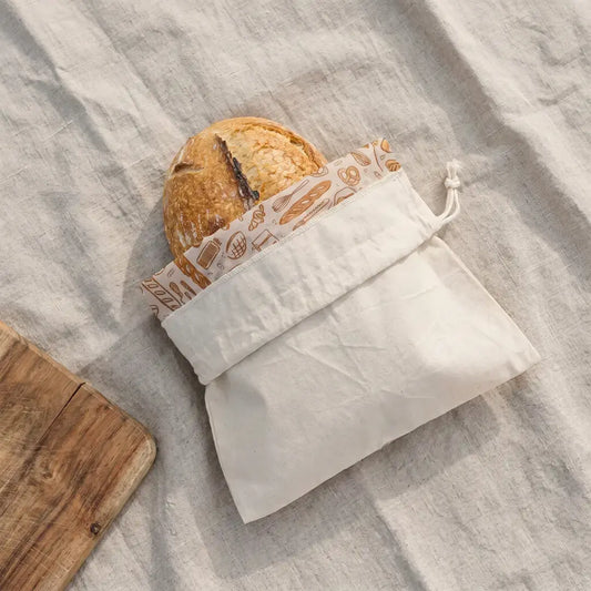 Beeswax Lined Bread Bag, Natural, Bee's Wrap, MyEcoMark