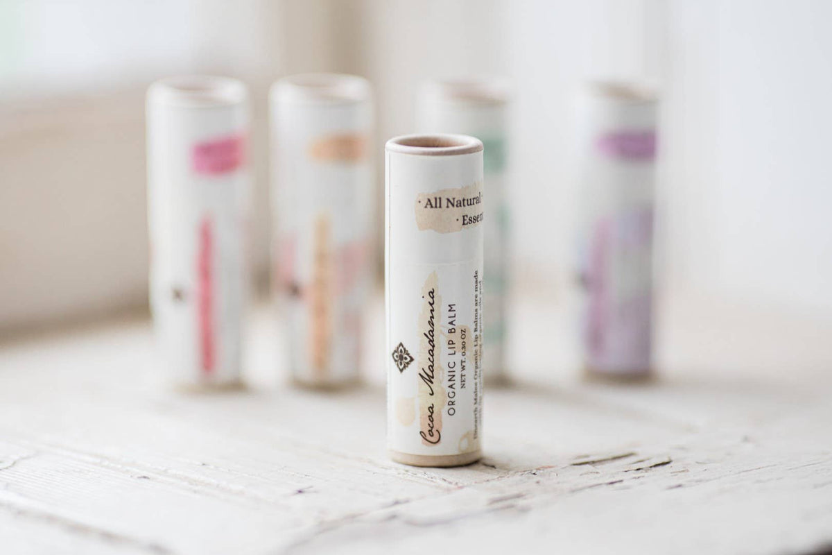 Cocoa Macadamia Organic Lip Balm, Unearth Malee, MyEcoMark