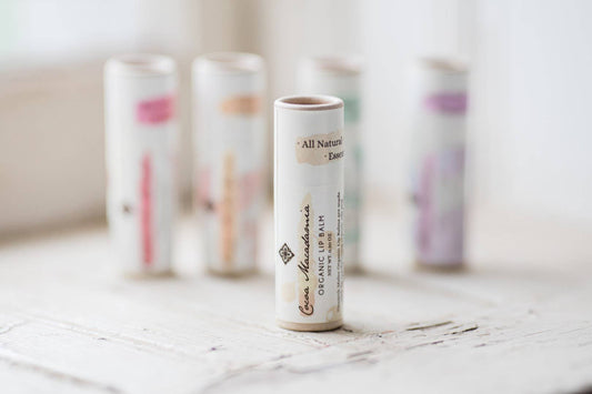 Cocoa Macadamia Organic Lip Balm, Unearth Malee, MyEcoMark
